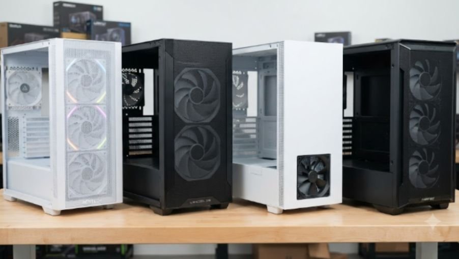 Four Budget Airflow Cases Compared