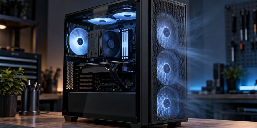 High Airflow Mid Tower Computer Cases Under 100: Four Smart Picks