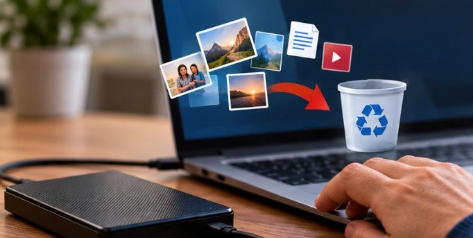 How to Recover Deleted Files From an External Hard Drive Without Making Things Worse