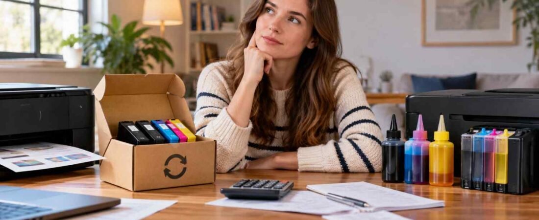 Printer Ink Subscription vs Refillable Ink Costs: How the Real Costs Add Up